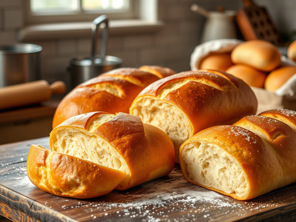 Soft Homemade French Bread Loaves + Hoagie Roll Option